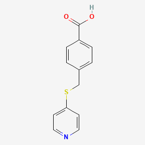 4-{[(Pyridin-4-yl)sulfanyl]methyl}benzoic acid