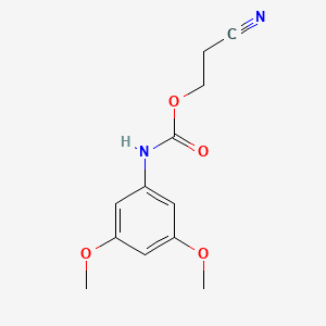 2-Cyanoethyl (3,5-dimethoxyphenyl)carbamate