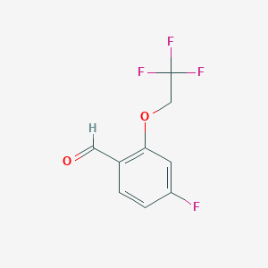 4-Fluoro-2-(2,2,2-trifluoroethoxy)benzaldehyde