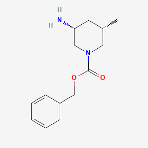 (3R,5S)-benzyl 3-amino-5-methylpiperidine-1-carboxylate