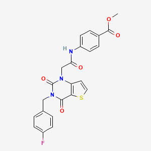 methyl 4-({[3-(4-fluorobenzyl)-2,4-dioxo-3,4-dihydrothieno[3,2-d]pyrimidin-1(2H)-yl]acetyl}amino)benzoate