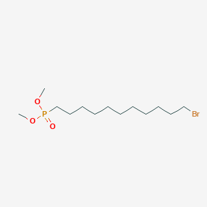 molecular formula C13H28BrO3P B14127341 Dimethyl (11-bromoundecyl)phosphonate 