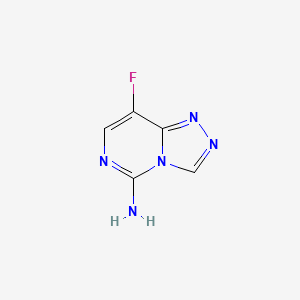 8-Fluoro[1,2,4]triazolo[4,3-c]pyrimidin-5-amine