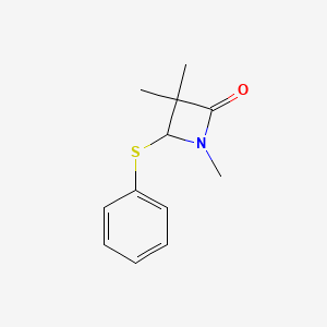 1,3,3-Trimethyl-4-phenylsulfanylazetidin-2-one