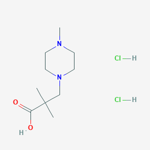 2,2-Dimethyl-3-(4-methylpiperazin-1-yl)propionic acid dihydrochloride