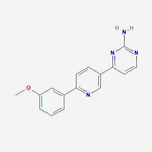 4-[6-(3-Methoxyphenyl)-pyridin-3-yl]-pyrimidin-2-ylamine