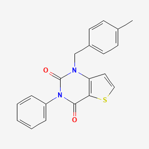 1-(4-methylbenzyl)-3-phenylthieno[3,2-d]pyrimidine-2,4(1H,3H)-dione