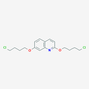molecular formula C17H21Cl2NO2 B1412755 2,7-Bis(4-chlorobutoxy)quinoline CAS No. 2060027-95-2