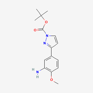 tert-Butyl 3-(3-amino-4-methoxyphenyl)-1h-pyrazole-1-carboxylate