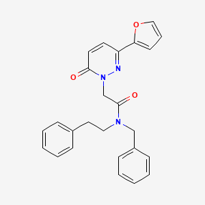 N-benzyl-2-(3-(furan-2-yl)-6-oxopyridazin-1(6H)-yl)-N-phenethylacetamide