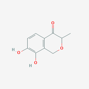 molecular formula C10H10O4 B14127578 7,8-Dihydroxy-3-methylisochroman-4-one CAS No. 945619-75-0