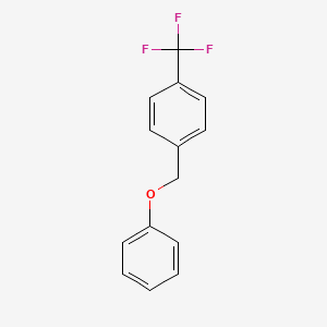 molecular formula C14H11F3O B14127595 4-(Trifluoromethyl)benzylphenyl ether CAS No. 19962-24-4