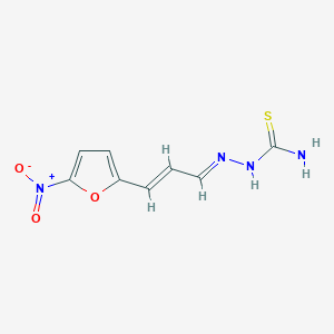 (2E)-2-[(2E)-3-(5-nitrofuran-2-yl)prop-2-en-1-ylidene]hydrazinecarbothioamide