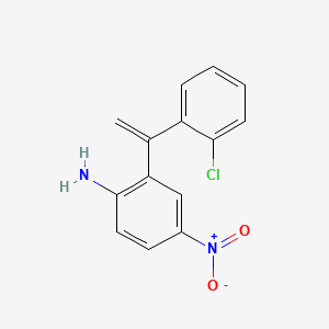 2-(1-(2-Chlorophenyl)vinyl)-4-nitroaniline