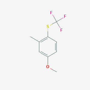 4-Methoxy-2-methyl-1-(trifluoromethylsulfanyl)benzene