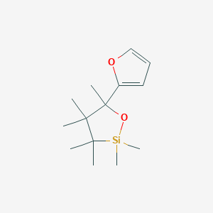 5-(Furan-2-yl)-2,2,3,3,4,4,5-heptamethyl-1,2-oxasilolane