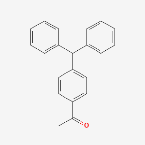 1-(4-Diphenylmethyl)phenylethanone