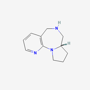 molecular formula C11H15N3 B1412769 (6S)-2,8,14-Triazatricyclo[8.4.0.02,6]tetradeca-1(10),11,13-triene CAS No. 2059912-18-2