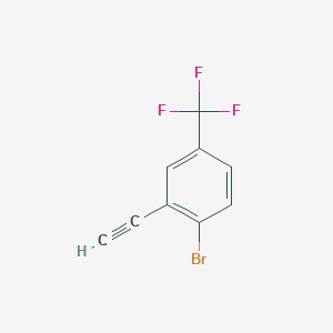 1-Bromo-2-ethynyl-4-(trifluoromethyl)benzene