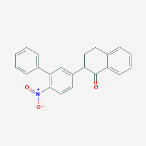 2-(6-Nitrobiphenyl-3-yl)tetralin-1-one