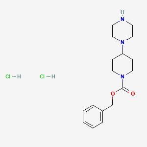 4-Piperazin-1-yl-piperidine-1-carboxylic acid benzyl ester dihydrochloride