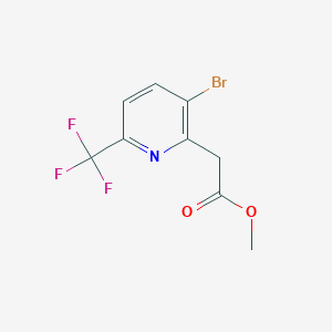 Methyl 3-bromo-6-(trifluoromethyl)pyridine-2-acetate