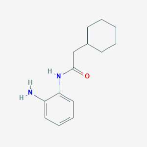 molecular formula C14H20N2O B14127800 N-(2-aminophenyl)-2-cyclohexylacetamide CAS No. 897446-14-9