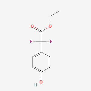 molecular formula C10H10F2O3 B14127840 Ethyl difluoro(4-hydroxyphenyl)acetate 