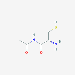 molecular formula C5H10N2O2S B14127850 (2R)-N-acetyl-2-amino-3-sulfanylpropanamide 