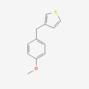 molecular formula C12H12OS B14127854 3-(4-Methoxybenzyl)thiophene 