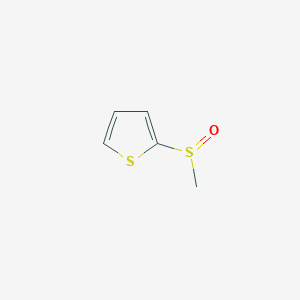 molecular formula C5H6OS2 B14127910 2-(Methylsulfinyl)thiophene 