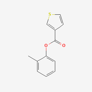 molecular formula C12H10O2S B14127994 2-Methylphenyl thiophene-3-carboxylate 