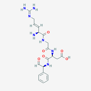 molecular formula C20H27N7O6 B141280 Cyclo-rgdphg CAS No. 141261-62-3