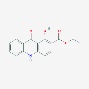 molecular formula C16H13NO4 B14128016 Ethyl 1,9-dihydroxyacridine-2-carboxylate 