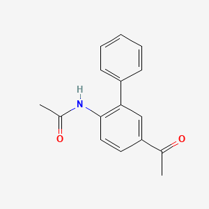 molecular formula C16H15NO2 B1412803 N-(5-Acetylbiphenyl-2-yl)-acetamide CAS No. 942218-38-4