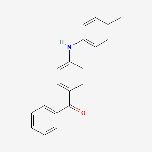 molecular formula C20H17NO B14128101 Phenyl(4-(p-tolylamino)phenyl)methanone 