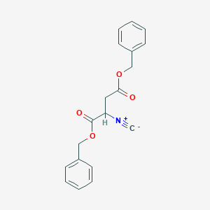 molecular formula C19H17NO4 B14128114 Dibenzyl 2-isocyanobutanedioate CAS No. 89099-05-8