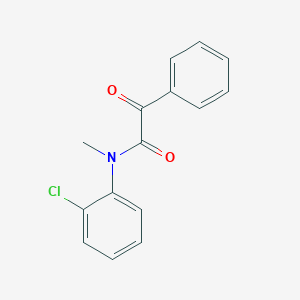 molecular formula C15H12ClNO2 B14128147 N-(2-Chlorophenyl)-N-methyl-2-oxo-2-phenylacetamide 