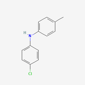 molecular formula C13H12ClN B14128186 4-Chloro-N-(4-methylphenyl)aniline CAS No. 21648-16-8