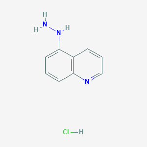 molecular formula C9H10ClN3 B1412826 5-Hydrazinylquinoline hydrochloride CAS No. 120209-21-4