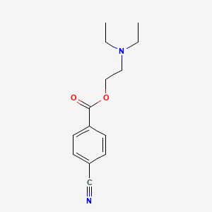 molecular formula C14H18N2O2 B14128301 2-(Diethylamino)ethyl 4-cyanobenzoate CAS No. 61499-25-0