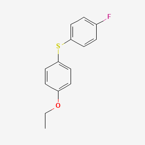 molecular formula C14H13FOS B14128346 (4-Ethoxyphenyl)(4-fluorophenyl)sulfane 