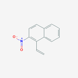 molecular formula C12H9NO2 B14128474 1-Ethenyl-2-nitronaphthalene 