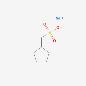 molecular formula C6H11NaO3S B14128525 Sodium cyclopentylmethanesulfonate 