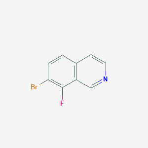 molecular formula C9H5BrFN B1412854 7-Bromo-8-fluoroisoquinoline CAS No. 2094685-40-0