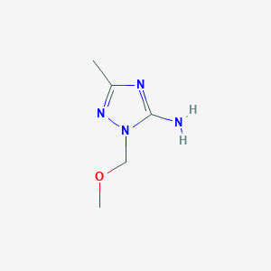 molecular formula C5H10N4O B1412862 1-(甲氧甲基)-3-甲基-1H-1,2,4-三唑-5-胺 CAS No. 2168770-56-5