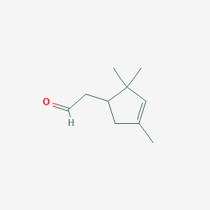 (2,2,4-Trimethylcyclopent-3-en-1-yl)acetaldehyde