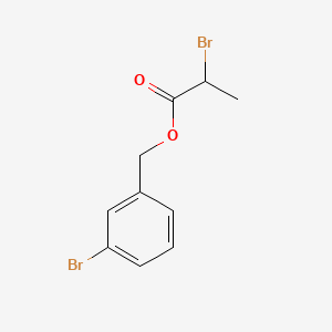 (3-Bromophenyl)methyl 2-bromopropanoate