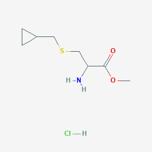 (R)-methyl 2-amino-3-((cyclopropylmethyl)thio)propanoate hydrochloride