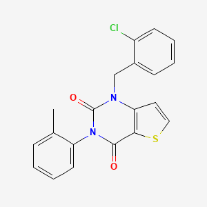 1-(2-chlorobenzyl)-3-(2-methylphenyl)thieno[3,2-d]pyrimidine-2,4(1H,3H)-dione